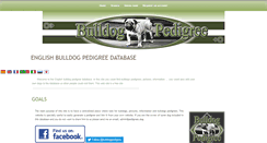 Desktop Screenshot of bulldogpedigree.com